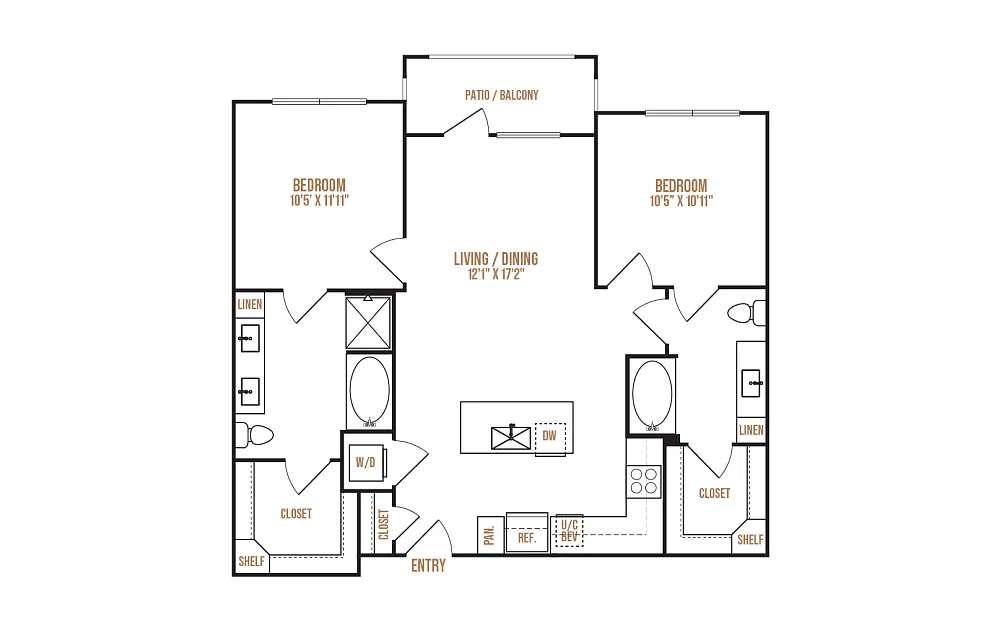 Floor plan B3