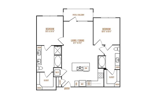 Floor plan B3