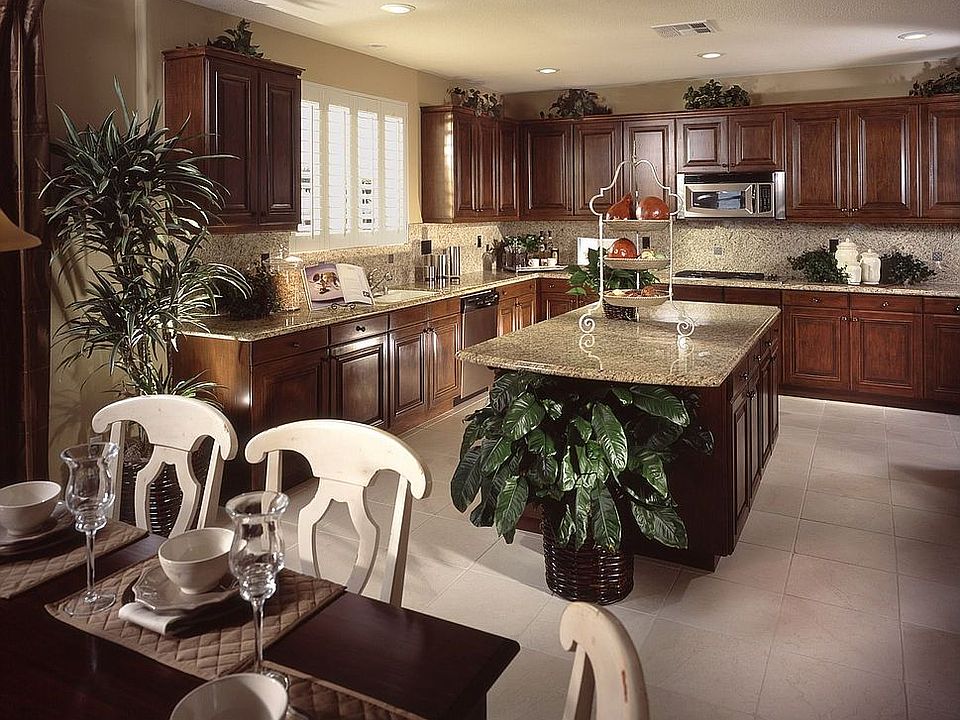kitchen of model home