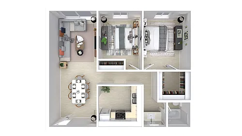 Floor plan 2X1