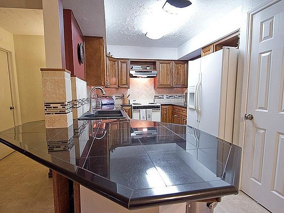 remodeled kitchen with all new hard wood soft close cabinets and drawers