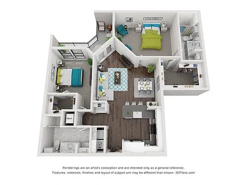 Floor plan Post Oak