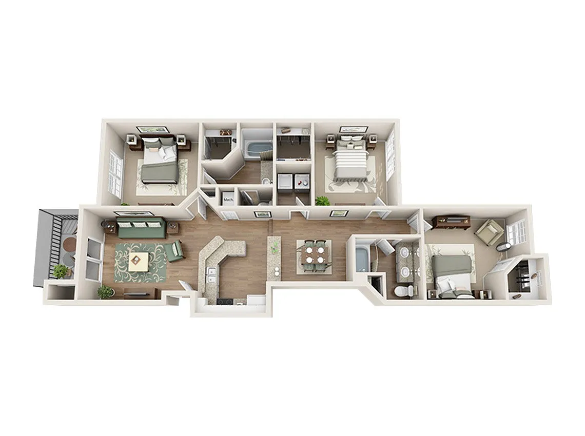 Floor plan The Siesta Key