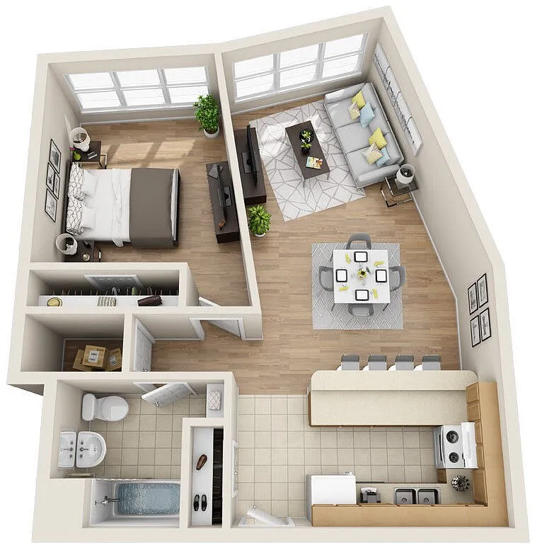 Floor plan The Kessler