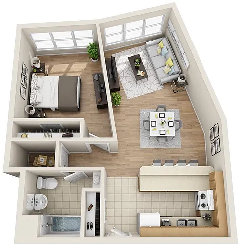 Floor plan The Kessler