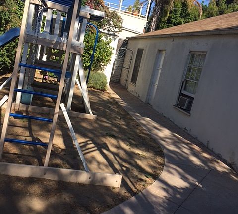 Guest house/garage entrance