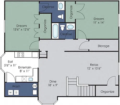 Floor plan The Wythe Plus