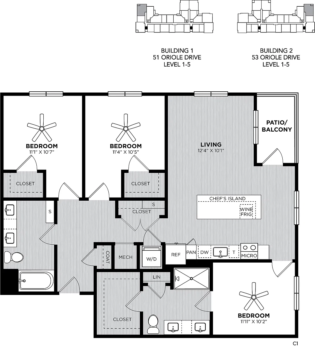 Floor plan Union