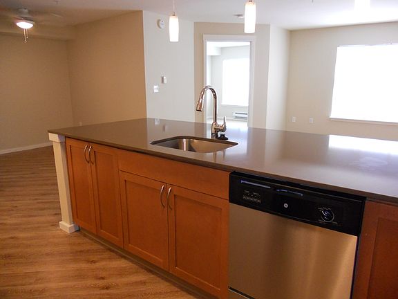 Sparkling quartz counters & stainless appliances