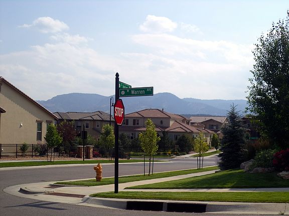 Mountain view from entryway