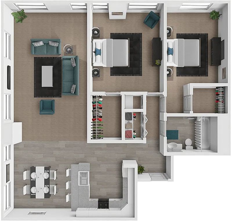 Floor plan The Fitzgerald