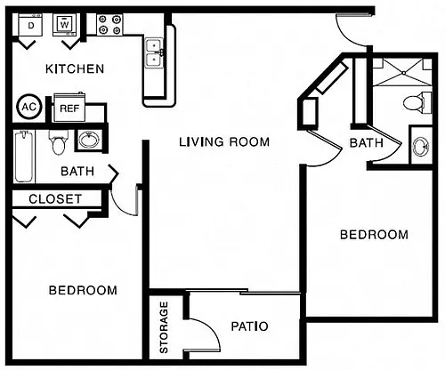 Floor plan 2A Renovation 3