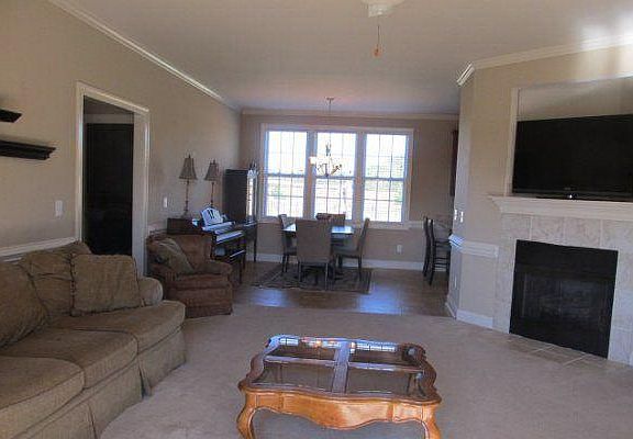 Family and Dining area (carpet replaced with hard wood)
