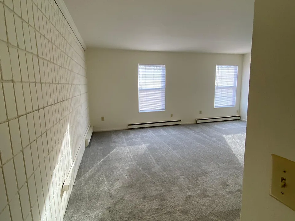Looking into the living room from the entry
