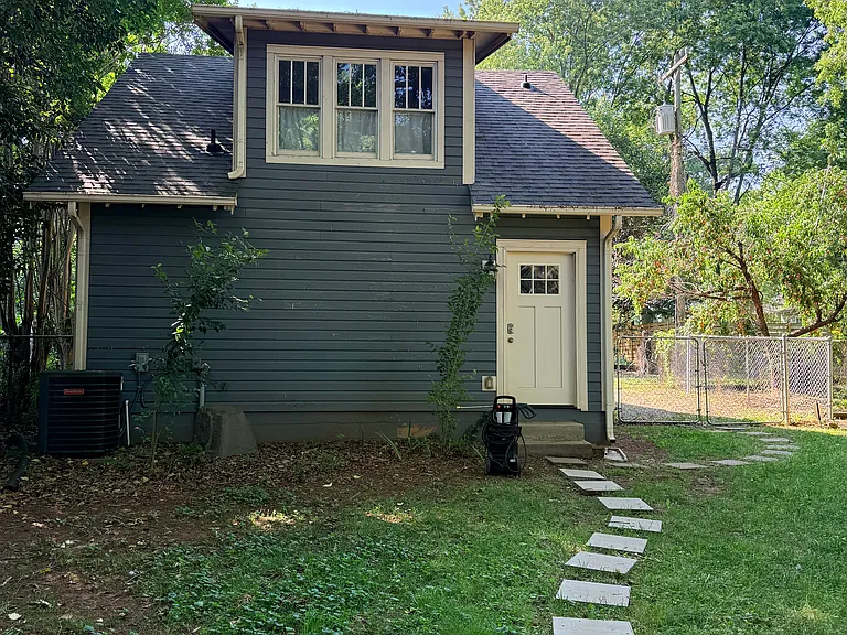 Fenced backyard space (shared with main house)