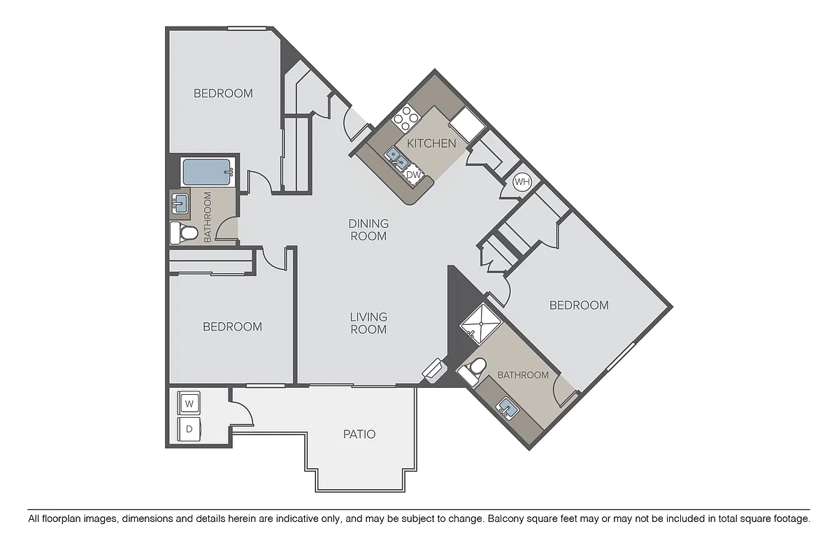 Floor plan Diablo Pointe