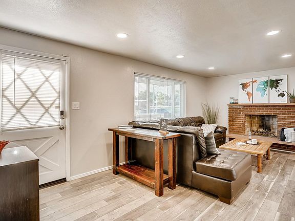 Front door and entryway space