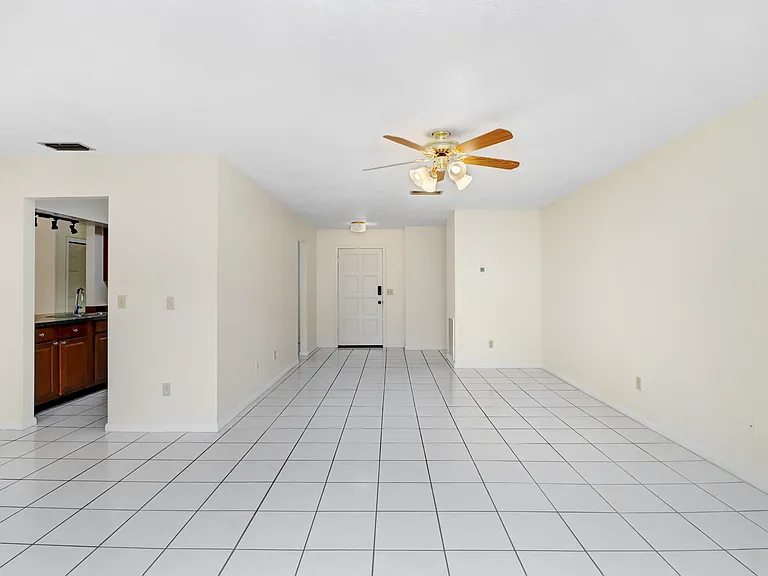 Enter from the front door into a spacious main room