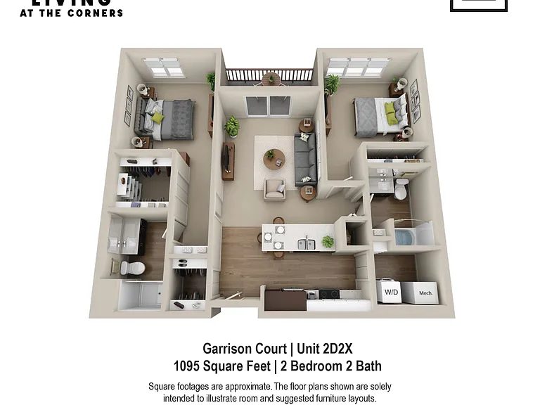 Garrison Court Unit Style 2D2X Garrison Court Unit Style 2D2X