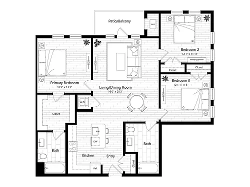 Floor plan C4