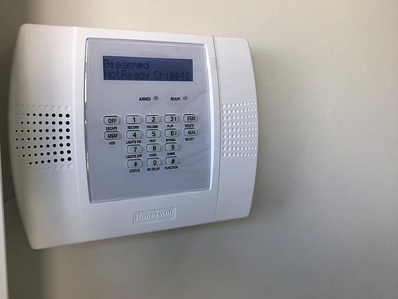 full alarm system with motion detectors