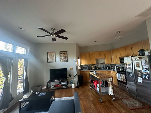 Living Room and kitchen area