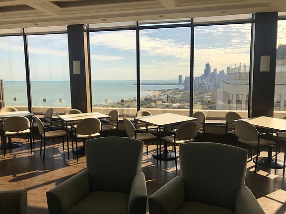 Large, private hospitality room for entertaining or a quiet workspace with an amazing view!