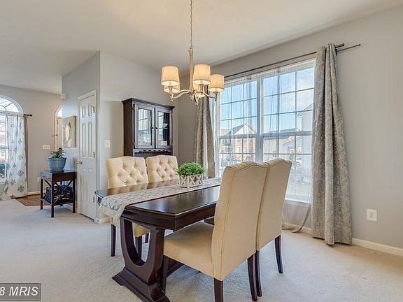 Separate dining area with large window