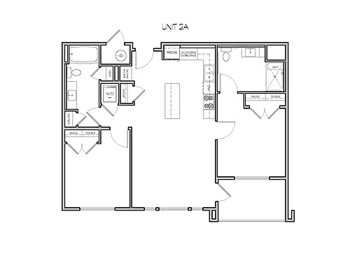 Floor plan 2 Bedroom