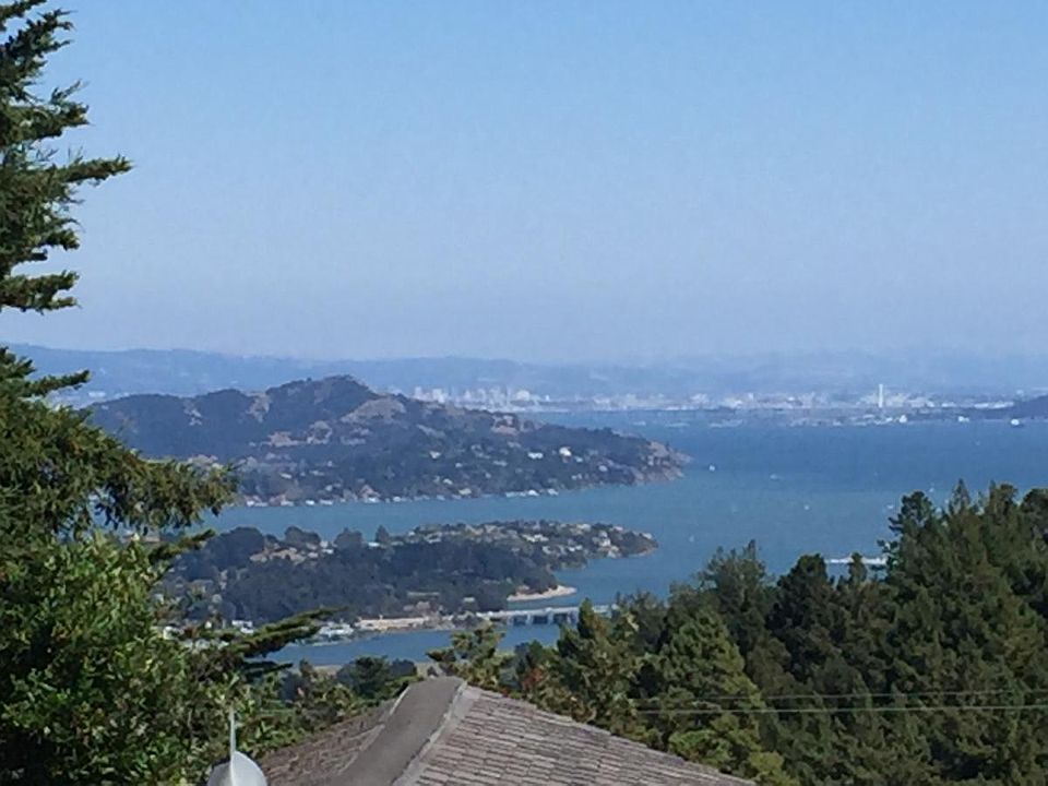 View from the east deck of SF bay.