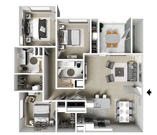 Floor plan 3/2
