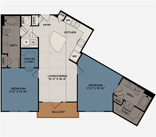 Floor plan B8
