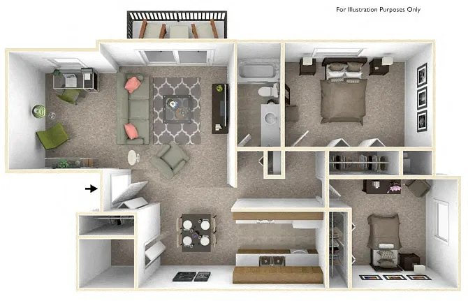 Floor plan Dahlia Deluxe
