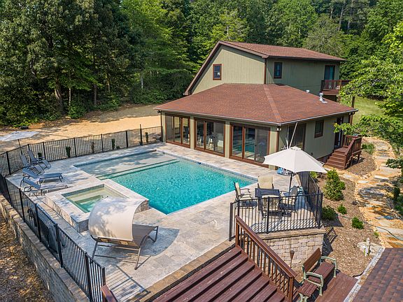 Pool and pool house.