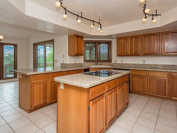 Kitchen with granite counter