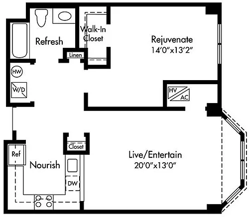 Floor plan A1