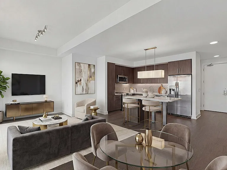 Luminary Residences Kitchen Living