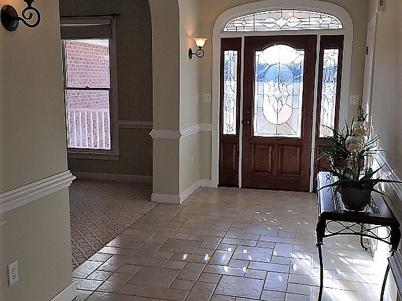 Ceramic tile in foyer
