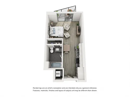Floor plan Studio A