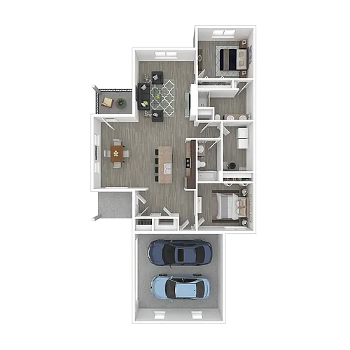 Floor plan 2X2 Plus