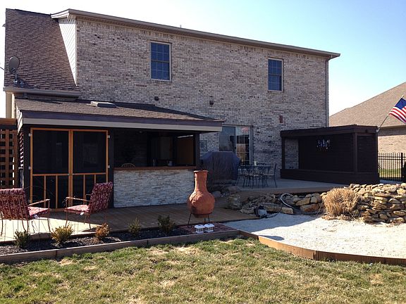 Back of house.