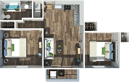 Floor plan 2X1