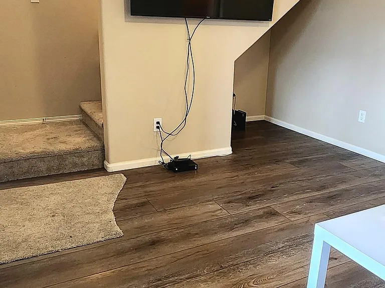 Living room (TV can stay)