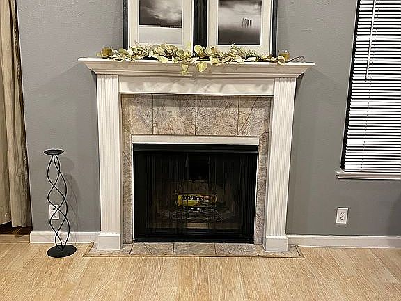 Beautiful Wood Fire Place