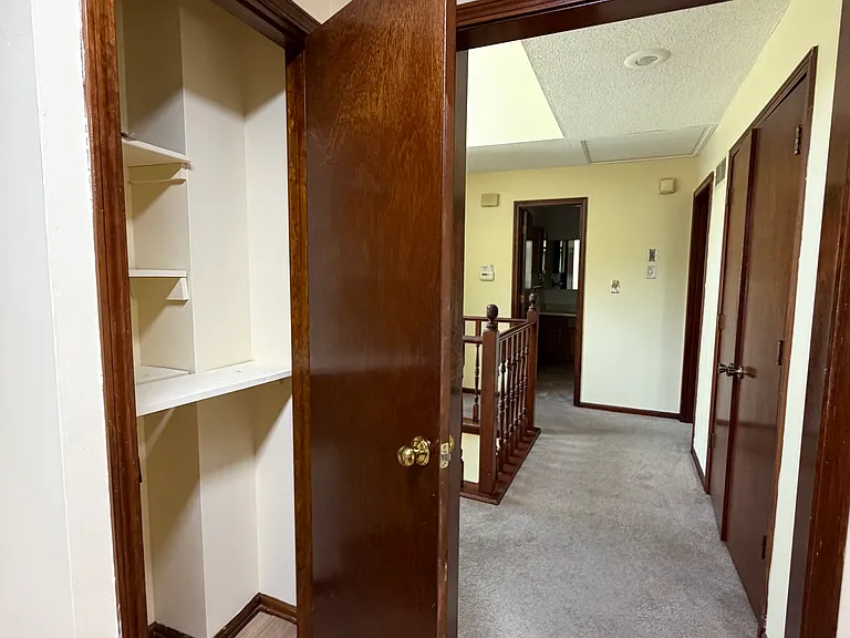 Kitchen closet and main hallway