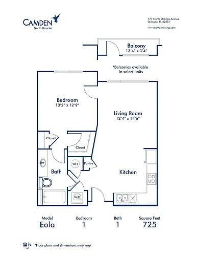 Floor plan Eola