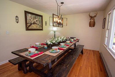 Spacious dining