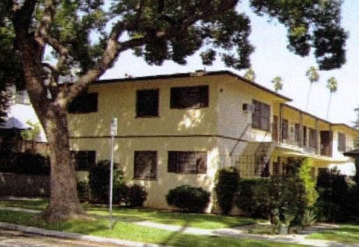 Front view of apartment building