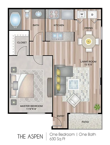 Floor plan The Aspen