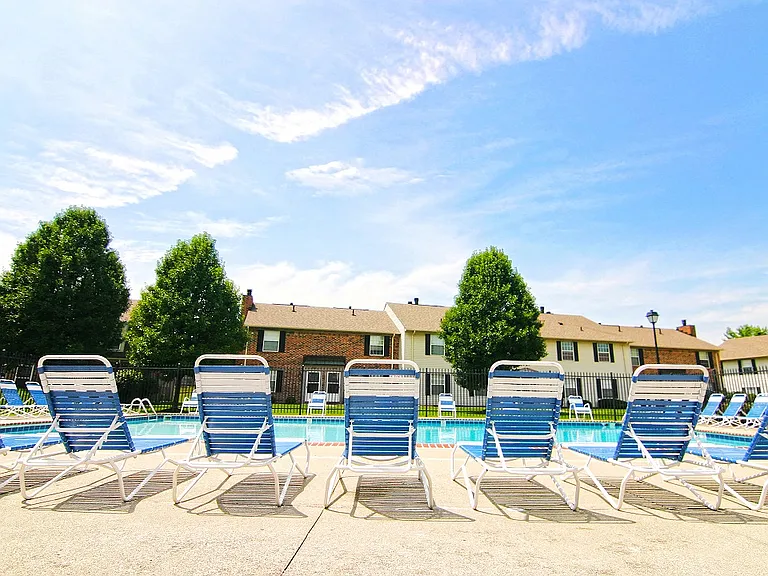 Relaxing Seating and Swimming Pool at Chelsea Village